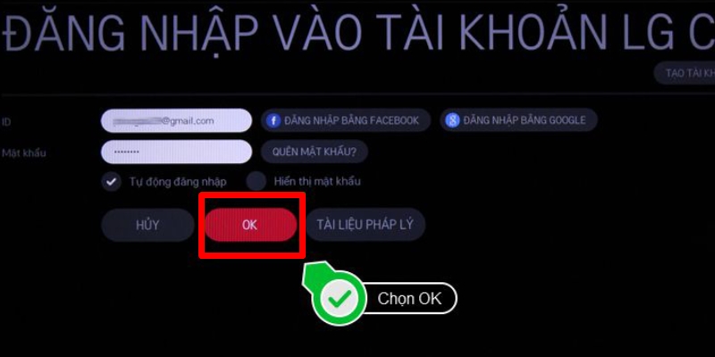 Đăng nhập tài khoản LG